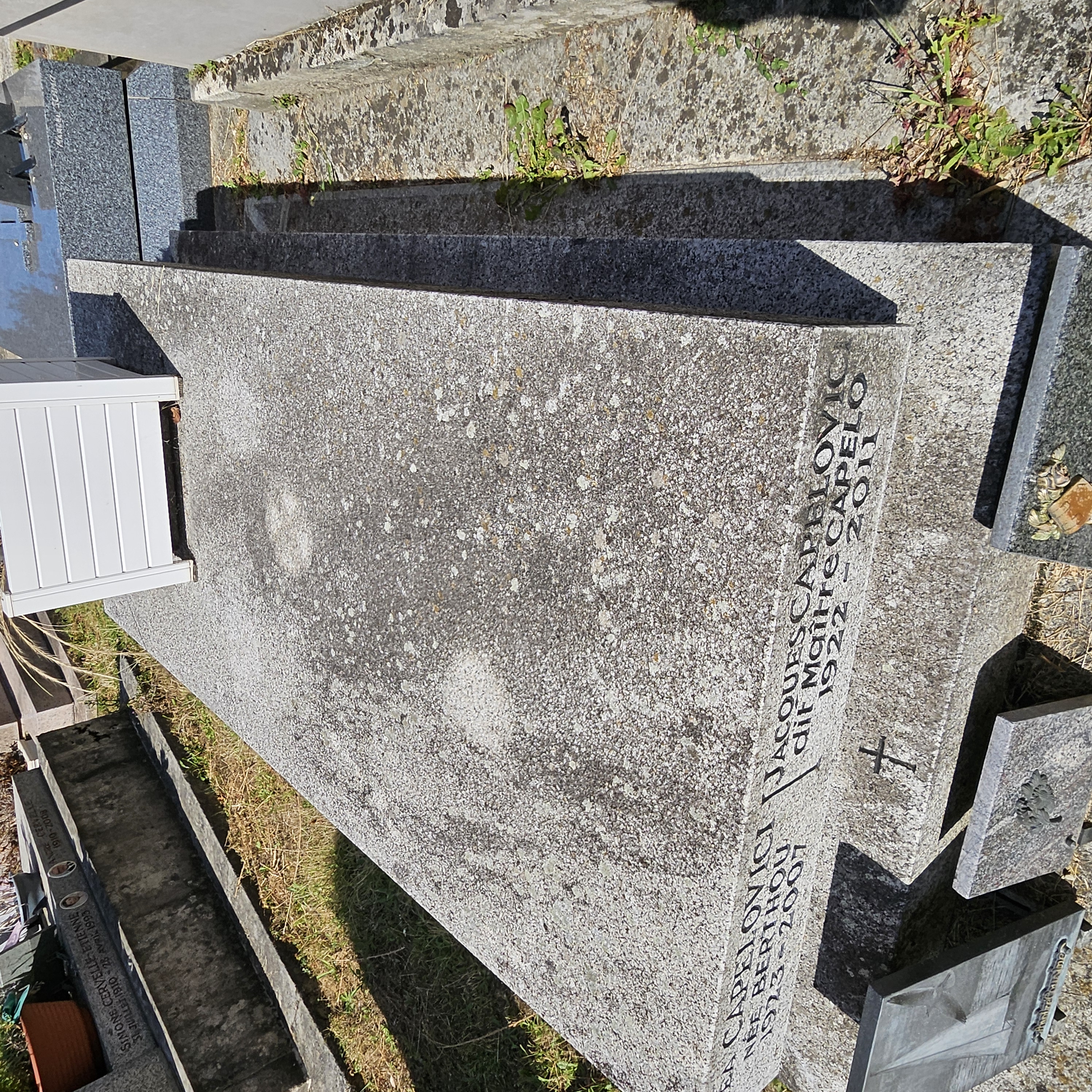 Tombe de Jacques Capelovici au cimetière du Montparnasse à Paris