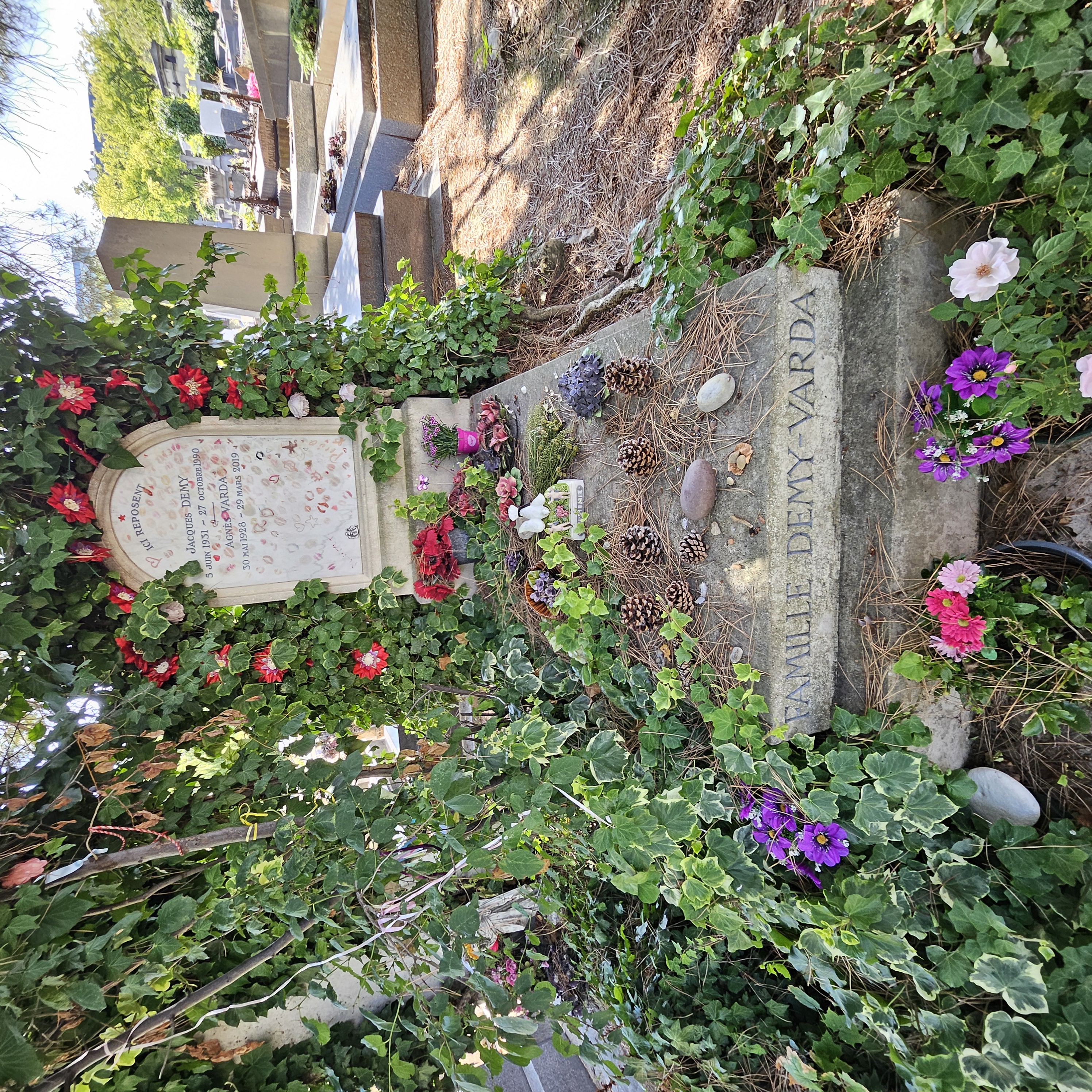 Tombe de Jacques Demy au cimeti&egrave;re du Montparnasse