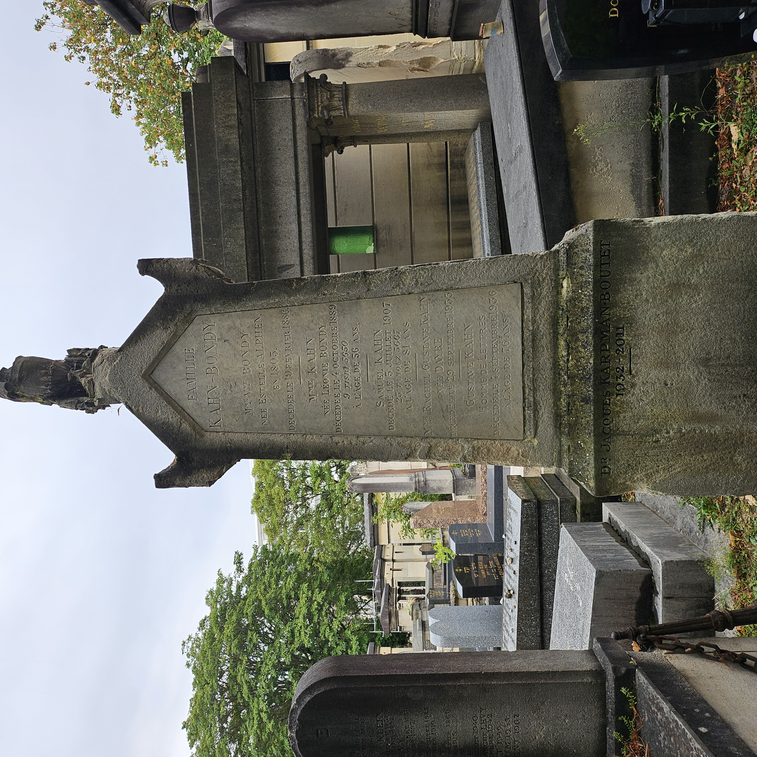 Tombe de Gustave Kahn au cimeti&egrave;re du Montparnasse