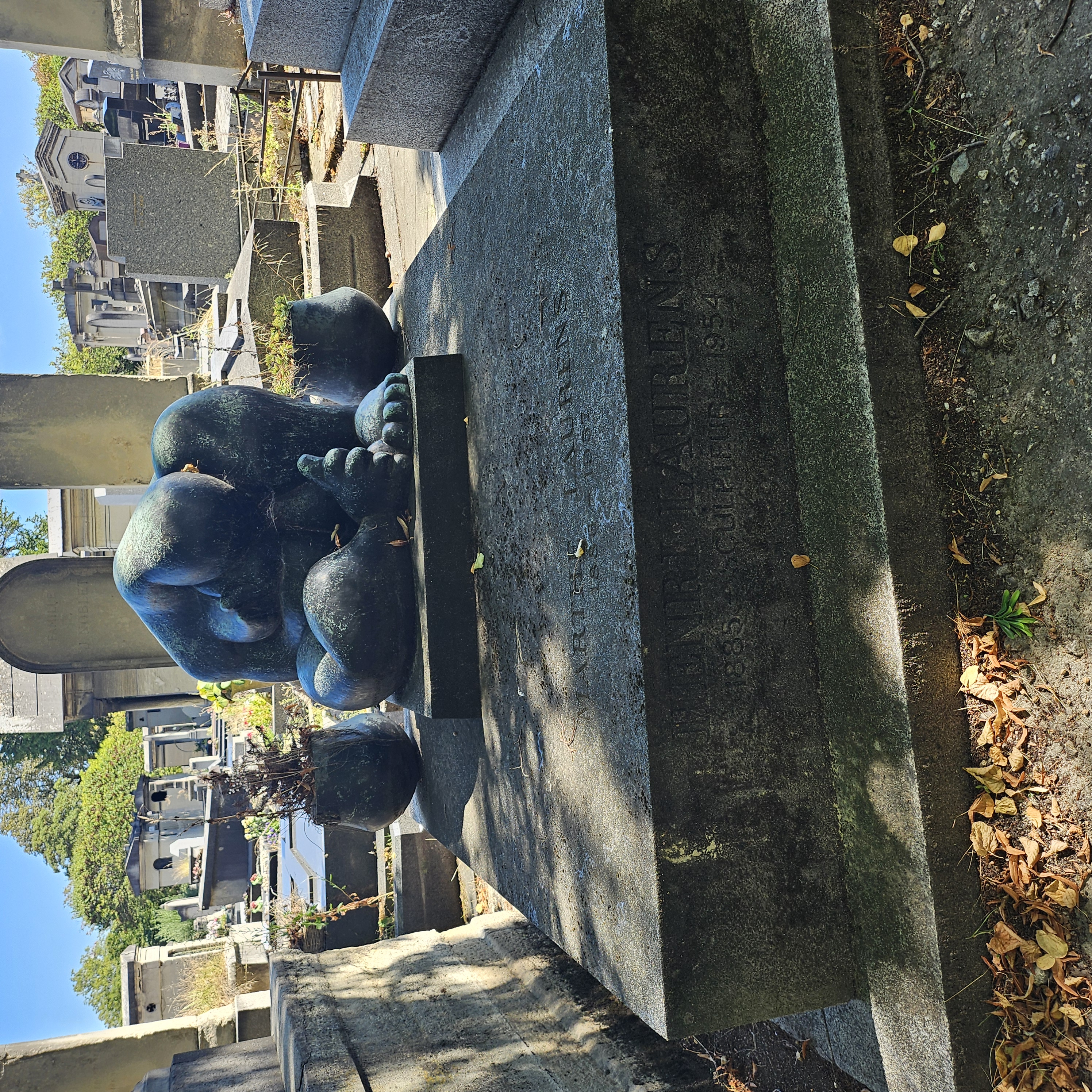 Tombe de Henri Laurens au cimeti&egrave;re du Montparnasse