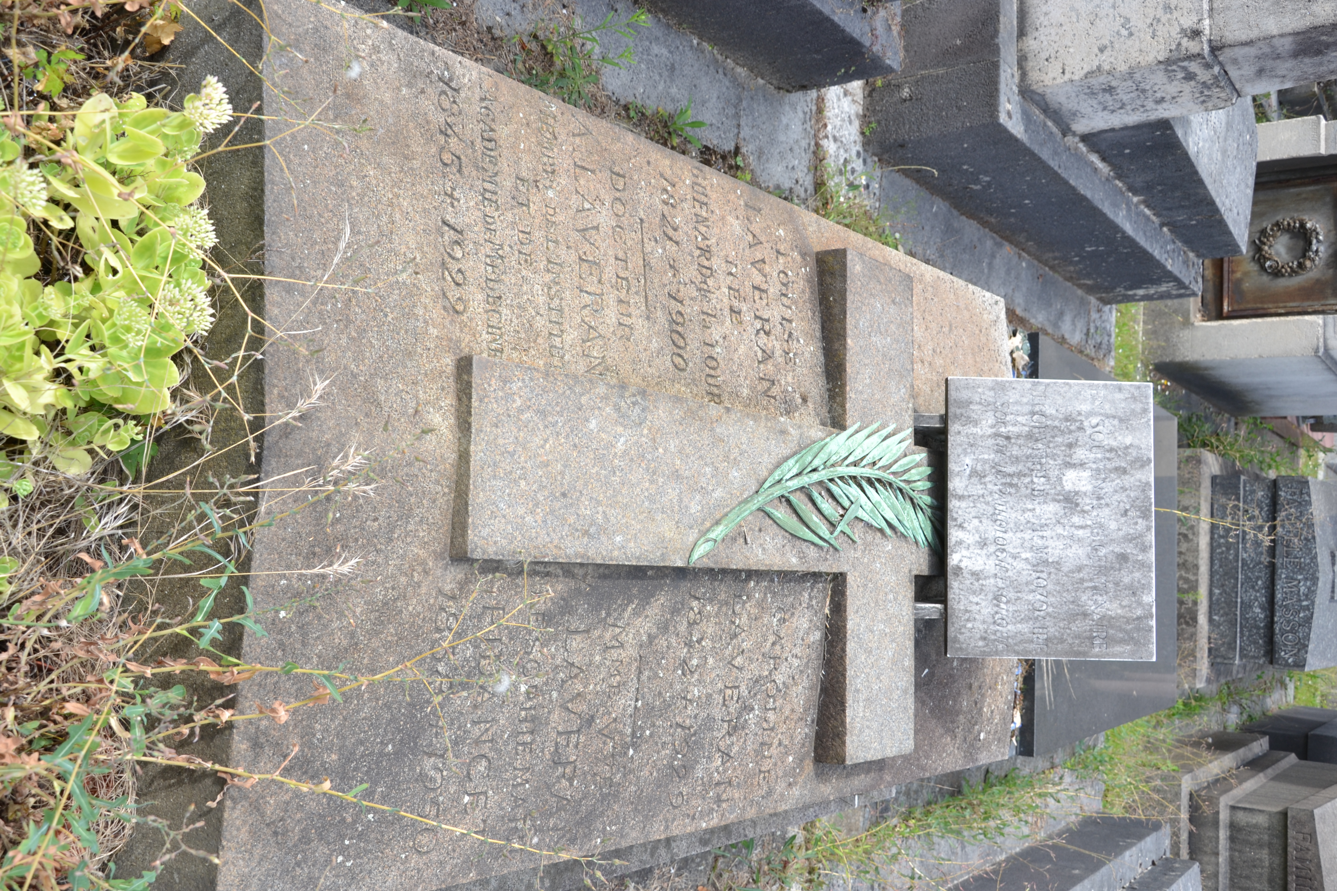 Tombe de Alphonse Laveran au cimeti&egrave;re du Montparnasse
