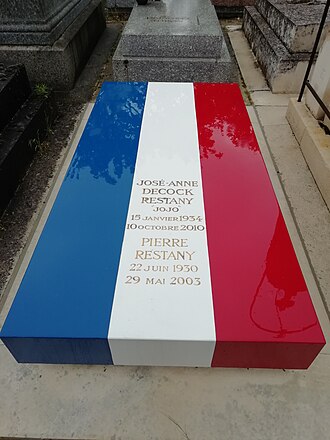Tombe de Pierre Restany