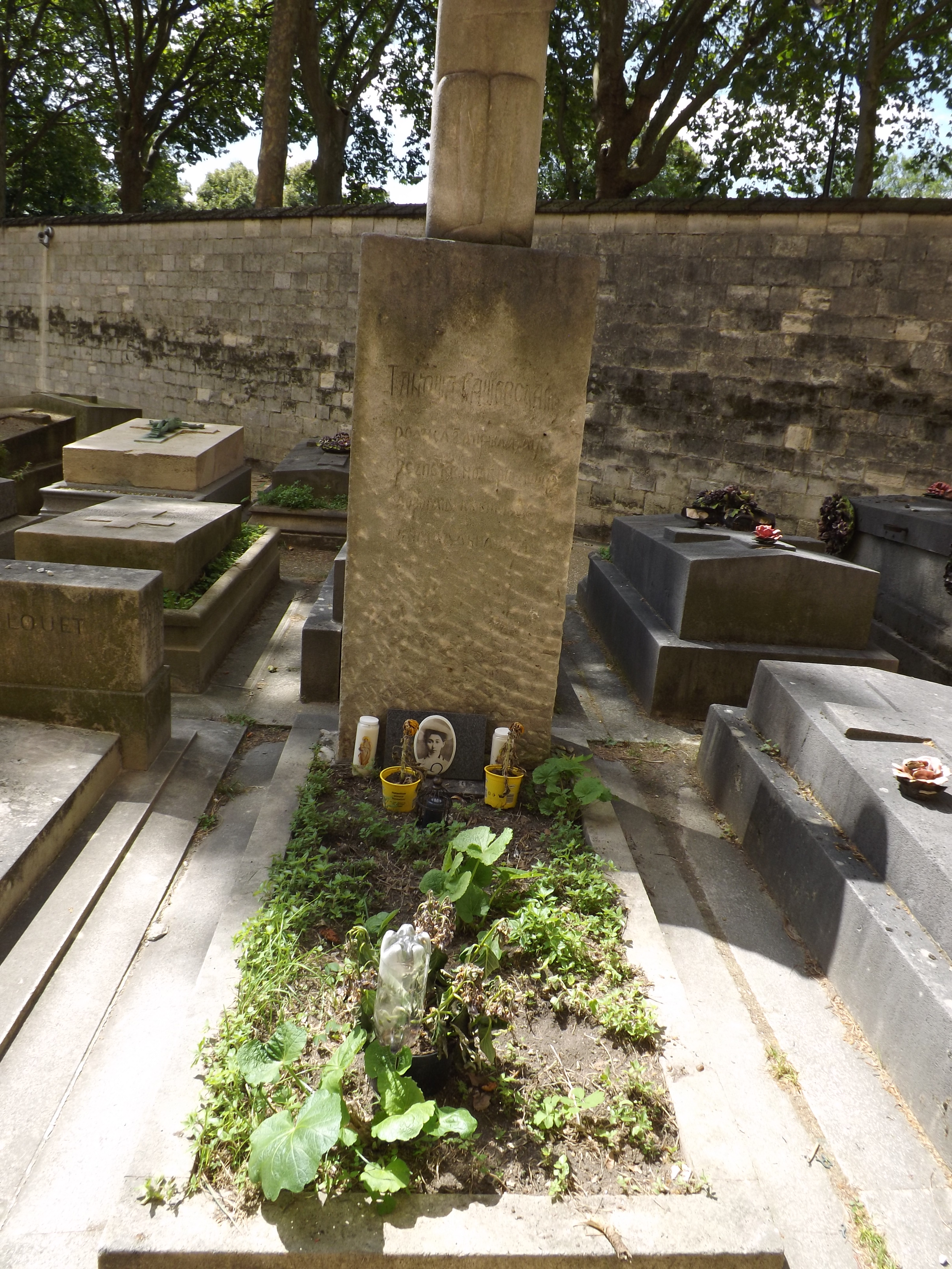 Tombe de Tania Rachevska&iuml;a