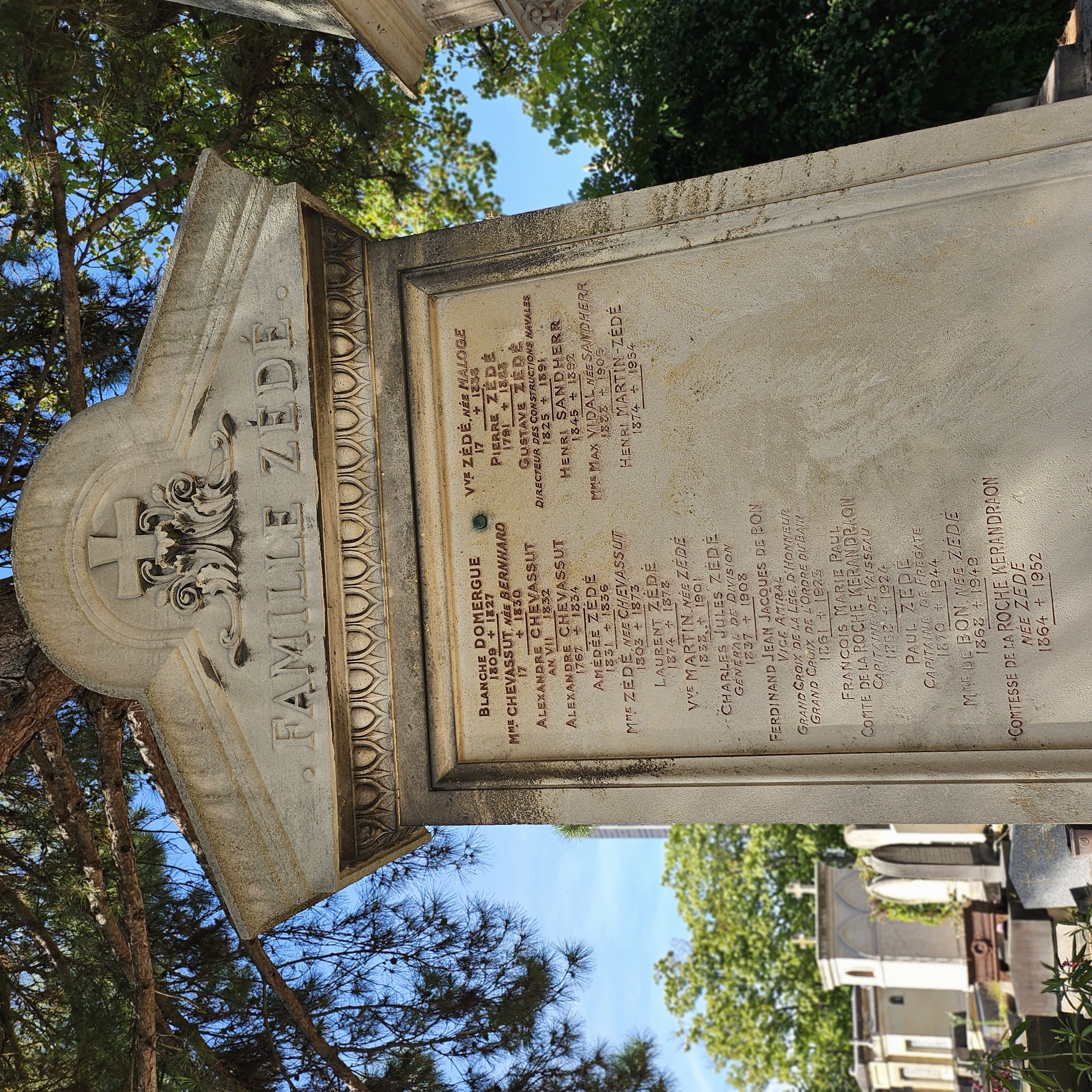 Tombe de Gustave Z&eacute;d&eacute;